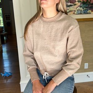 Varley crewneck sweatshirt with tie-waist